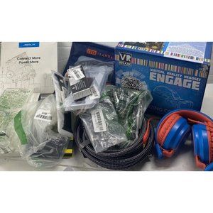 wholesale resale lot #3 cases Watch Bands VR  cables Headphones Ring Light